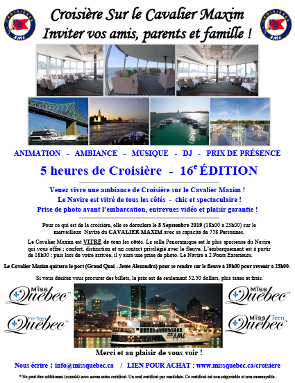 Croisière Du 8 Septembre 2019